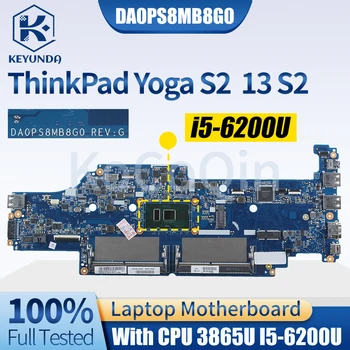 A Lenovo ThinkPad Jóga S2 13 S2 Notebook Alaplap DA0PS8MB8G0 01AY557 01HY253 01AV602 3865U I5-6200U Laptop Alaplap
