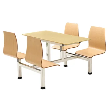 A termék customizedWholesale bútor, rozsdamentes acél, étkező asztalok, székek, négy ember, iskola, cafeteri