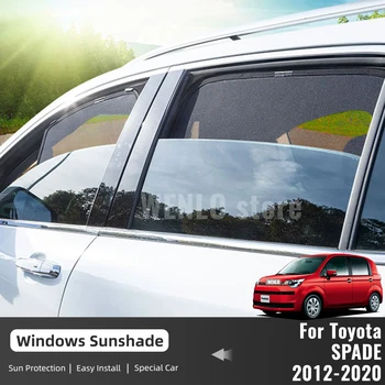 A Toyota SPADE 2012-2020 Autó Oldalsó Ablak Napellenzők Szélvédő Mágneses Nap Árnyékban Napenergia Védelem Napernyő Gyermekek Függöny