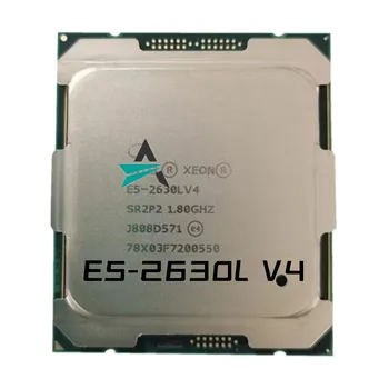 Használt Xeon E5-2630L V4 processzor 1.80 GHZ-es, 10 Mag 25M E5 2630L V4 LGA2011-3 55W alacsony fogyasztású CPU-E5 2630LV4 Ingyenes Hajó