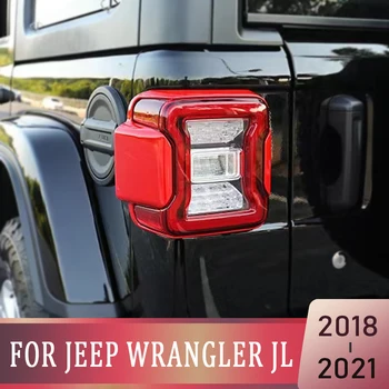 Hátsó Lámpa Lámpa Dekoráció Őrök A Jeep Wrangler JL 2018-2023 Autó Hátsó Első Fényszóró Külső Borító Matrica Tartozékok
