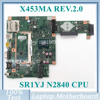 X453MA REV.2.0 SR1YJ N2840 CPU-Alaplap Az Asus X453MA Laptop Alaplap 100% - Os Teljes Vizsgált Jól Működik